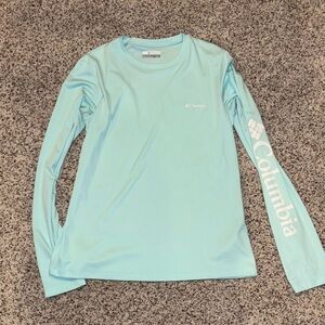 Columbia Light Blue Sportswear Top